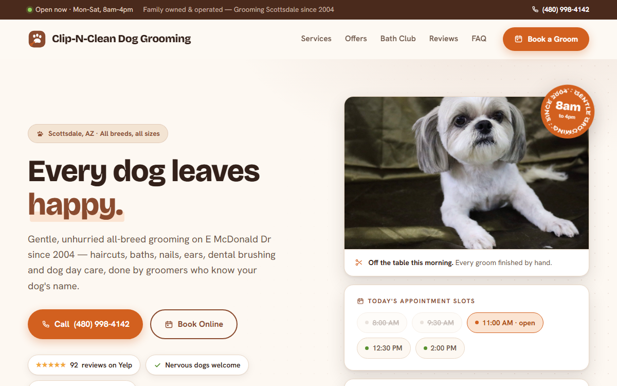 Clip N Clean Dog Grooming