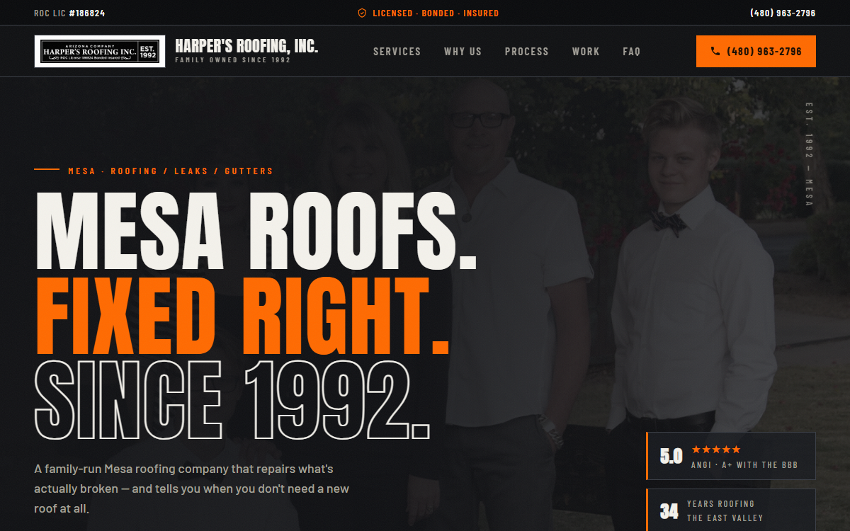 Harper S Roofing Inc