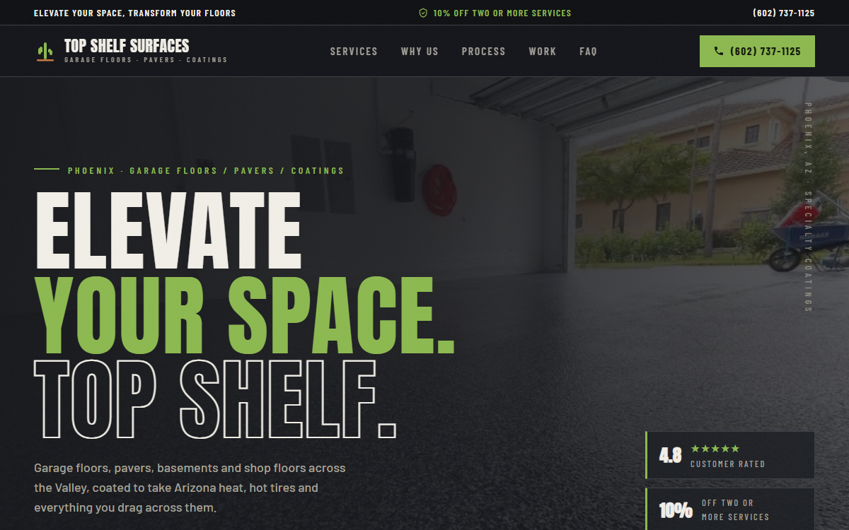 Top Shelf Surfaces
