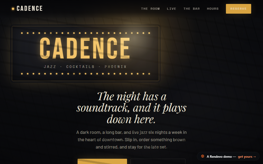 Cadence demo