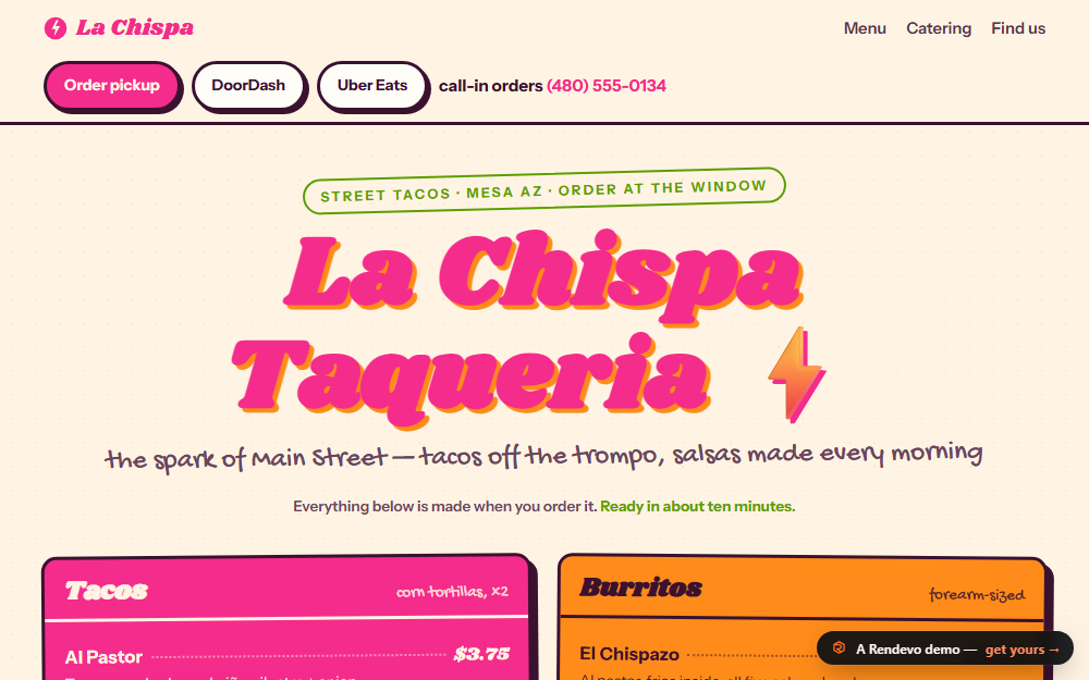 La Chispa demo