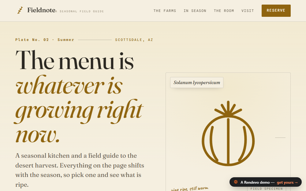 Fieldnote demo