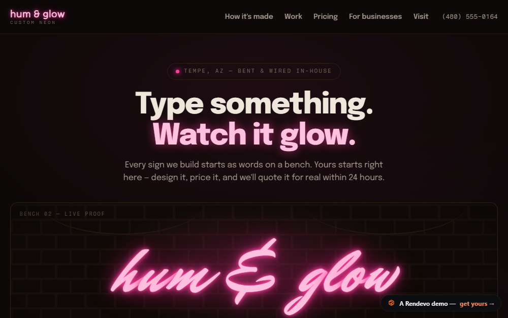 Hum & Glow demo